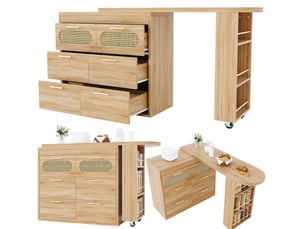 Bar coloris naturel WISHDOR  - 128 cm