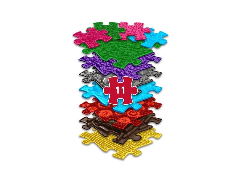  Tapis sensoriel muffik ensemble medium 2 - 11 pièces MFK-021-01 - Conforama C