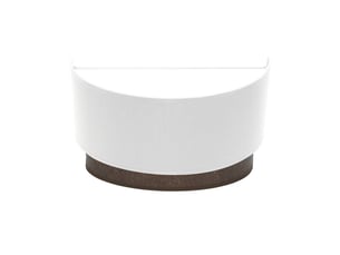 Applique murale fabrilamp tatiana blanc rouille 1 x e27 17x30x15 cm