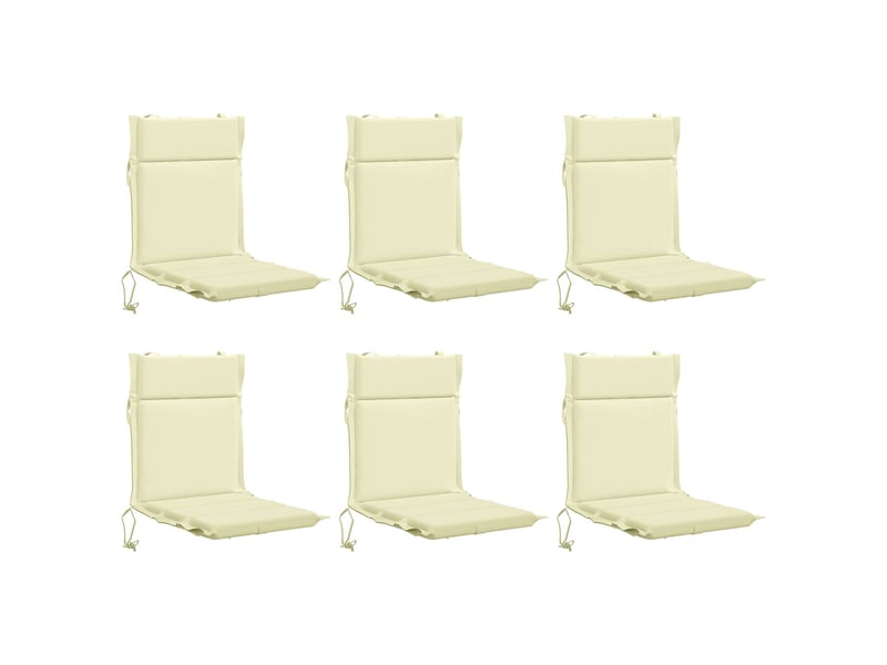  Lot de 6 coussins de chaise à dossier haut gemert cf59357  - Conforama A
