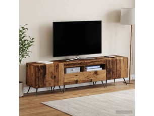 Meuble tv coloris gris 49 cm <strong></strong> <strong></strong>