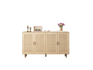 Buffet 4 porte(s) 0 tiroir(s) - 158 cm coloris naturel