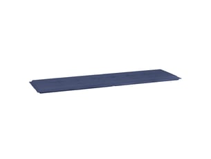 Coussin de banc de jardin, coussin d'assise bleu marine 180x50x3 cm tissu oxford cf52688