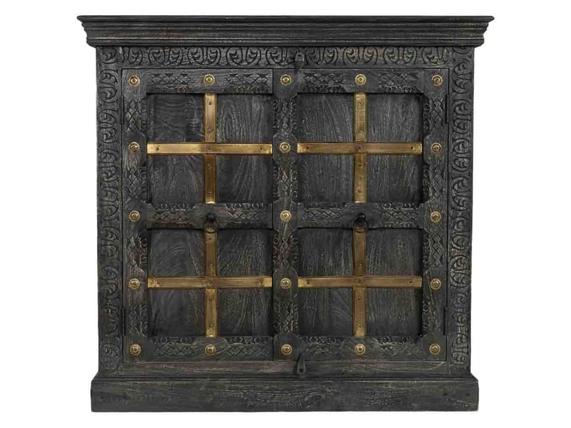  Buffet en bois 99 x 46 x 96h cm  - Conforama B