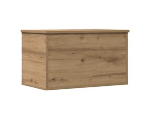 Boîte de rangement, coffre de rangement chêne artisanal 60x35x35 cm