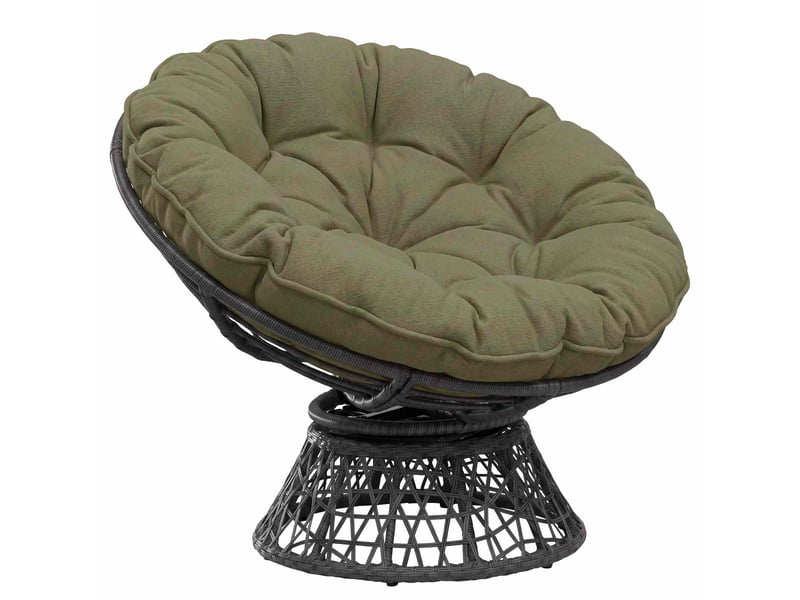  Coussin de chaise suspendue, coussin d'assise vianen 100 % polyester vert olive cf54311  - Conforama C