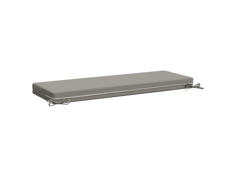  Coussin de banc, coussin d'assise, coussin de canapé soest 100 % polyester gris 100 x 40 x 8 cm cf53253  - Conforama D
