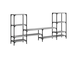 Meuble tv coloris gris 206.5 cm <strong></strong>  <strong></strong>