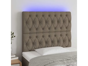 Tete de lit A poser largeur 100 cm taupe