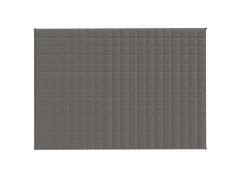  Couverture lestée adulte gris 135x200 cm 10 kg tissu shl9660  - Conforama C