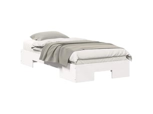 Lit simple 80x200 cm    coloris blanc