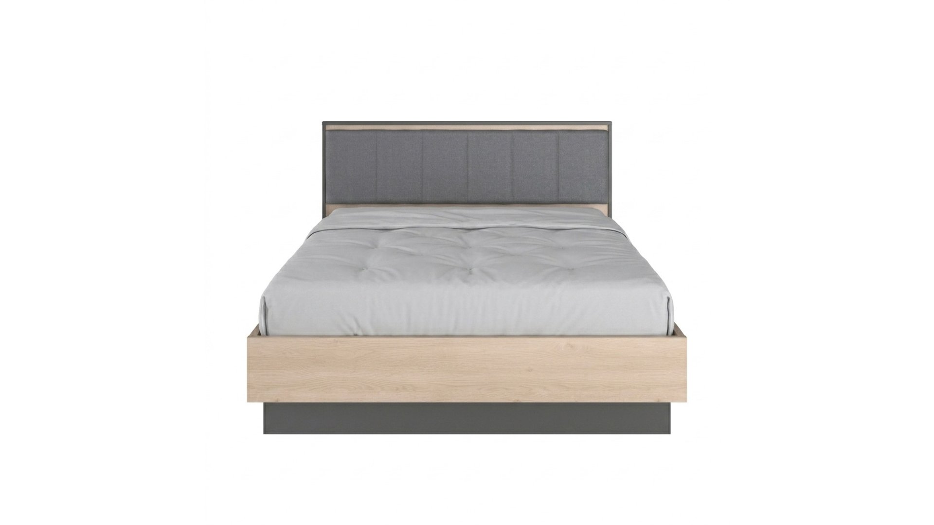 Lit adulte 140x190 cm ORPHEE bicolore 94.6 Conforama
