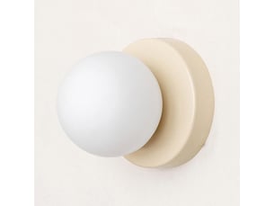Applique murale 3000k, lampe de chevet, applique murale en verre style vintage pour couloir, luminaire design, ø12×12cm