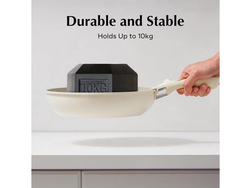  2 pièces poignée amovible universelle pour poêles, poignée amovible, poignee détachable pour casserole résistante à la chaleur (250°c)  - Conforama D