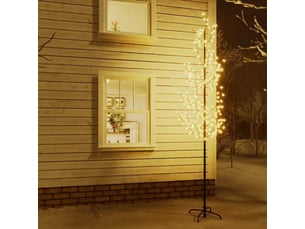 Arbre de noël - sapin à led fleur de cerisier 368 led blanc chaud 300 cm