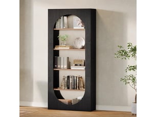 Bibliotheque coloris  noir  <strong>TRIBESIGNS</strong> <strong></strong> - 30 cm x 180 cm