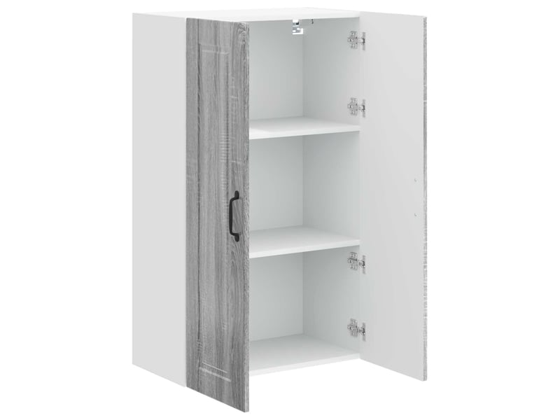  Meuble mural de cuisine, armoire de cuisine gris sonoma 60x31x100cm  - Conforama E