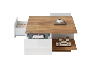 Table basse carré(e) coloris bicolore <strong>ATELIER CONFORTIEL</strong> <strong></strong> - 70 cmx70 cm
