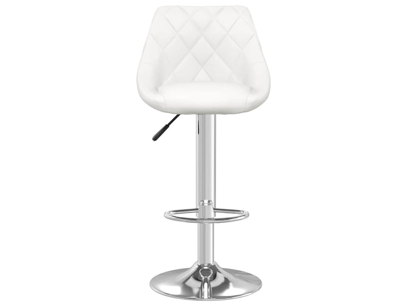  Tabouret de bar, chaise de bar blanc similicuir shl31756  - Conforama C