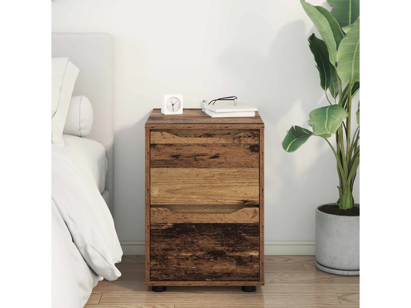  Armoire de rangement, commode de rangement 40 x 48 x 57 cm bois d'ingénierie shl9694  - Conforama D