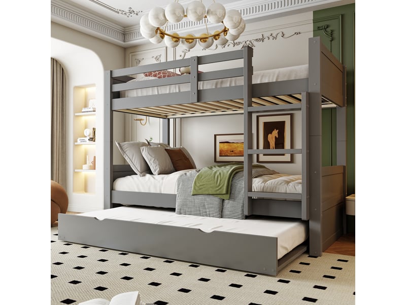 Lit jeune, 90x200 cm, extensible, gris cao-LDB00579AAE-conf-NEW - Conforama C