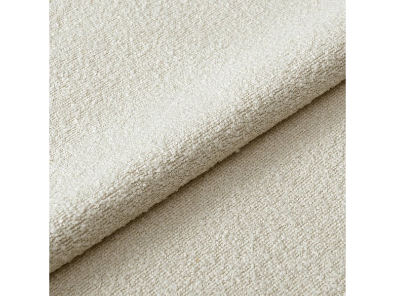 Canapé d'angle droit 4 places en tissu bouclette crème celine 1CELADTBCR - Conforama D
