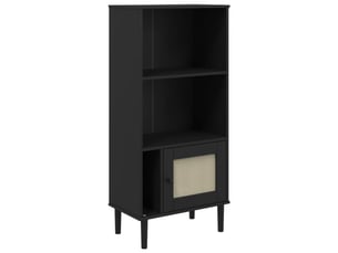 Bibliotheque coloris noir <strong></strong> <strong></strong> - 60 cm x 130 cm