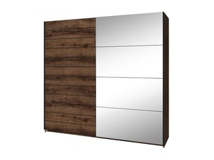Armoire     LOUNGITUDE ORION coloris bois foncé largeur 61 cm