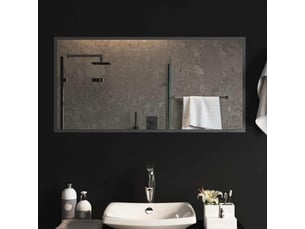 Miroir de salle de bain, miroir de toilette led avec miroir transparent 100 x 50 cm cf62553