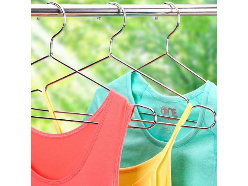  Cintres en métal,cintres en acier enoxydable, 30 pièces, adapté aux ménages, tailles générales telles que serviettes, t-shirts et vestes, chemises, chaussettes, sous-vêtements, manteau-fei yu  - Conforama D