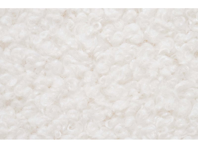 Pouf INAYA coloris blanc - Conforama K