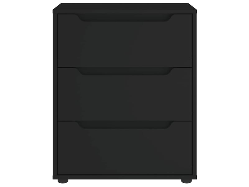  Buffet salon visnes noir 60x40x73 cm bois d'ingénierie  - Conforama E