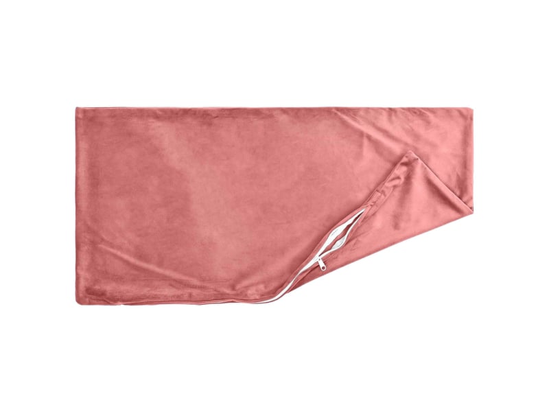  Lot de 6 coussins avec oreiller, coussins décoratifs heerlen rose velours cf50886  - Conforama D