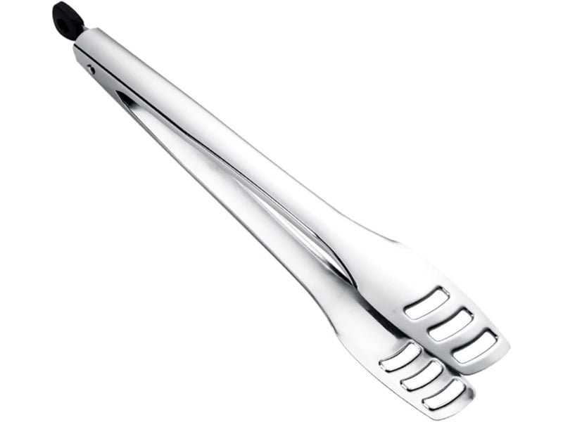  Pince alimentaire pratique en acier inoxydable argenté poignée ergonomique résistante chaleur cuisine et service polyvalent No Commercial reference - Conforama A