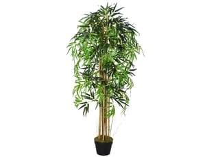 Bambou artificiel avec pot pour usage intérieur, φ18x150cm