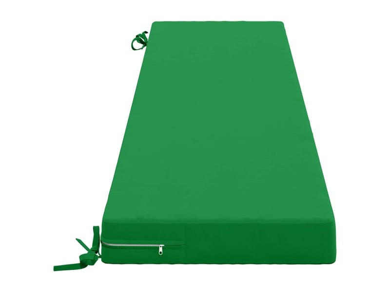 Coussin de banc, coussin d'assise, coussin de canapé soest 100 % polyester vert 180 x 40 x 8 cm cf53677 - Conforama D