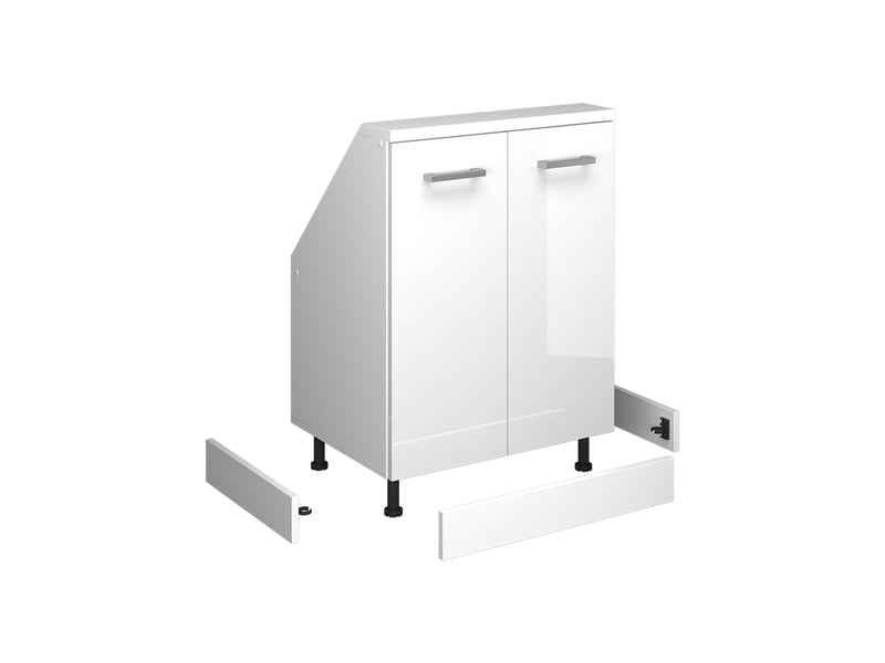  Vicco cache-socle, blancblanc, 42.3x1.6cm lot de 2  - Conforama E