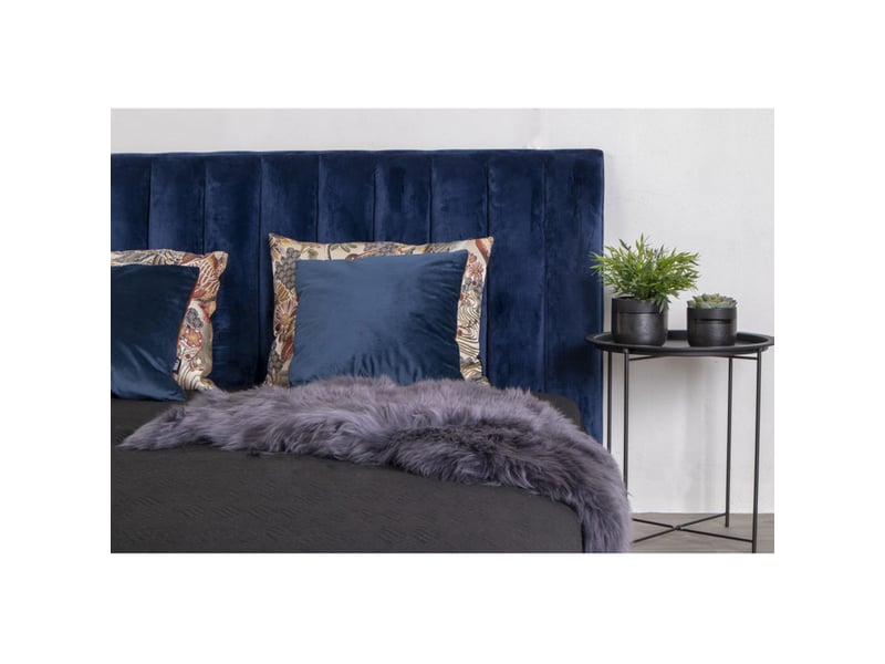 Fin-table d'appoint en acier noir ø47 cm  - Conforama D