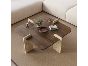Table basse  coloris marron AHD AMAZING HOME DESIGN 