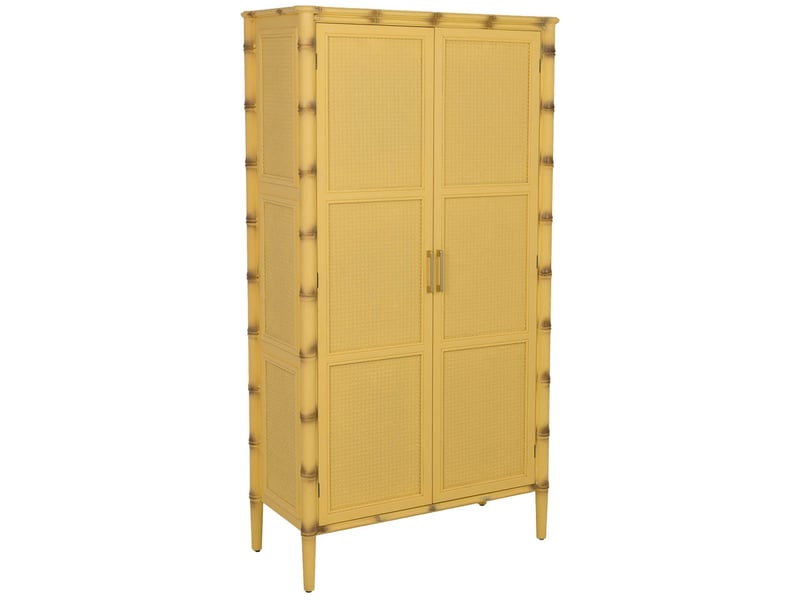  Armoire en bois jaune 95x44x178 cm h  - Conforama A