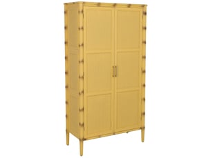 Armoire WANDERLUST DECO coloris jaune largeur 95 cm