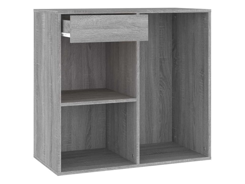  Armoire cosmétique, armoire de rangement sonoma gris 80x40x75 cm bois d'ingénierie  - Conforama D