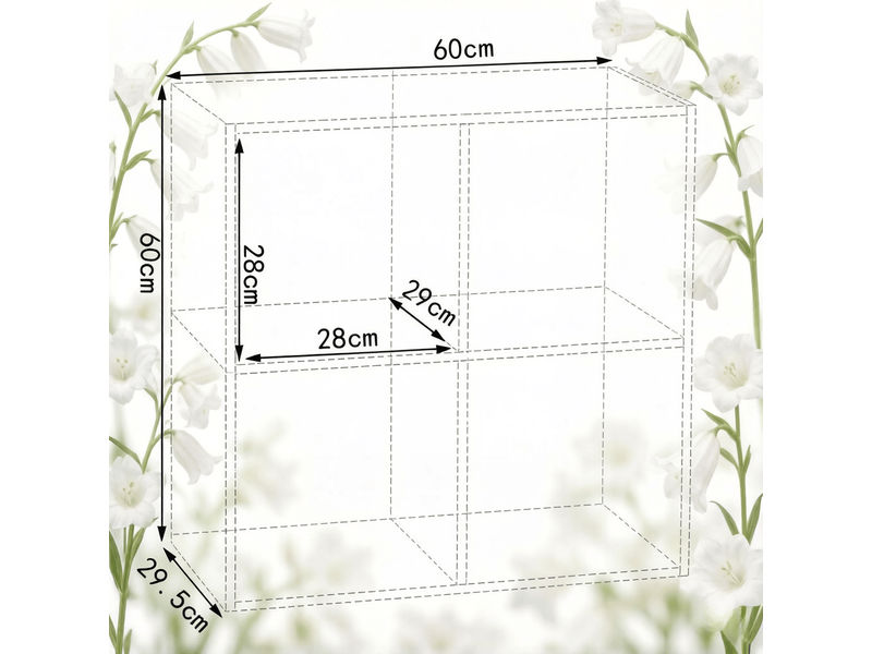  Bibliothèque étagère à 4 cases meuble de rangement blanc T5828P514796 - Conforama C