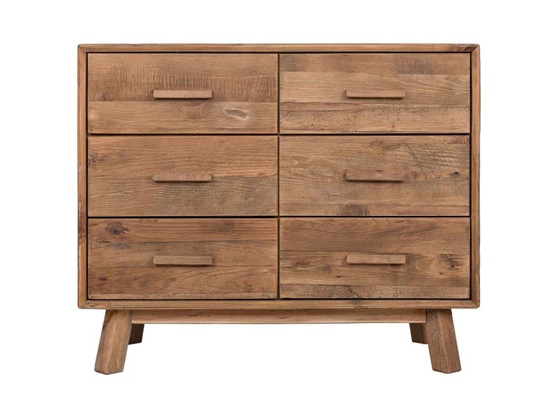  Commode en bois marron 103x48x85h cm  - Conforama C