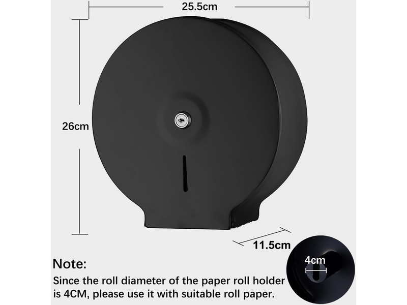  Distributeur de serviettes en papier - distributeur de serviettes en acier inoxydable verrouillable - porte-papier toilette professionnels  - Conforama E