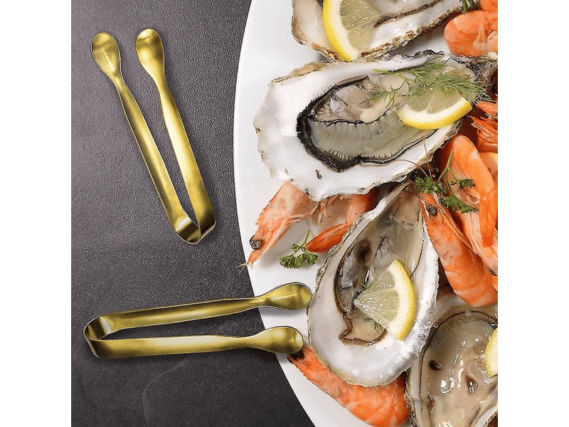 Pinces de cuisine 8 pièces, petite porcelaine pour dîner de fête, pinces à dîner en acier inoxydable, café pour goûter - Conforama E
