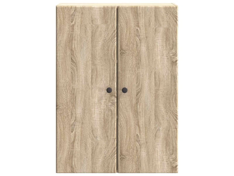  Armoire murale salon 66x34,5x90cm bois d'ingénierie chêne sonoma shl2081  - Conforama D