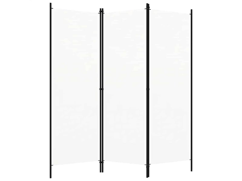  Paravent | cloison de séparation 3 panneaux blanc 150x180 cm  - Conforama B