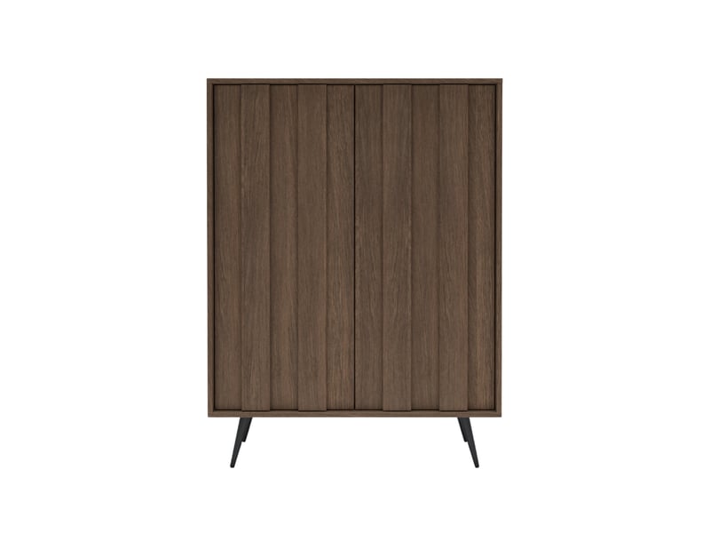  Cenote - commode 93.5 cm mélaminé chêne foncé  - Conforama A