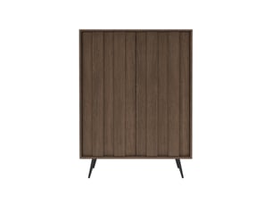 Chiffonnier     CASANOVA  coloris marron largeur 40 cm hauteur 125.6 cm